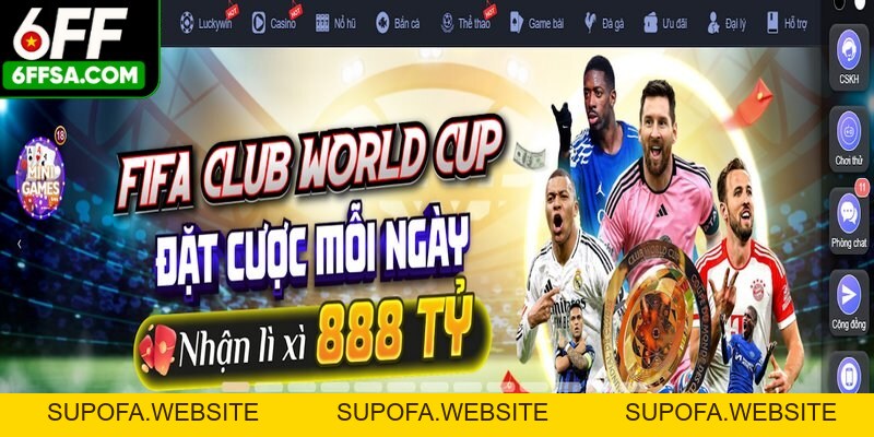 6FF là thương hiệu cá cược hàng đầu, đứng top 1 thị trường