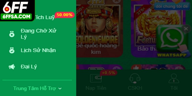 Đại Lý 6FF - Bùng Nổ Mức Thưởng Hoa Hồng Cực Khủng