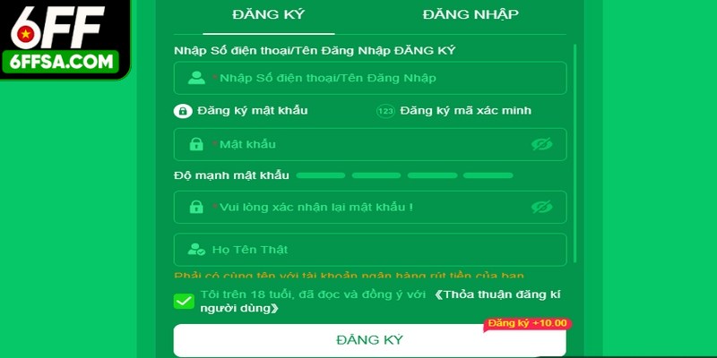 Đăng Ký 6FF - Lựa Chọn Số 1 Giúp Game Thủ Giải Trí Sôi Động