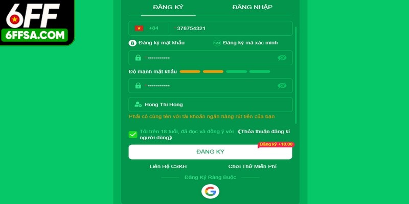 Đăng Ký 6FF - Lựa Chọn Số 1 Giúp Game Thủ Giải Trí Sôi Động