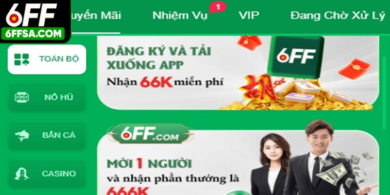Khuyến Mãi 6FF - Tham Gia Ngay Nhận Ưu Đãi Liền Tay