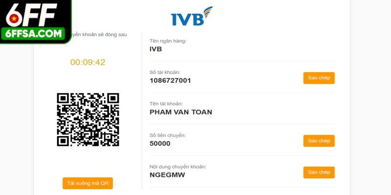 Nạp Tiền 6FF Nhanh Chóng, Tiện Lợi Ai Cũng Có Thể Thực Hiện
