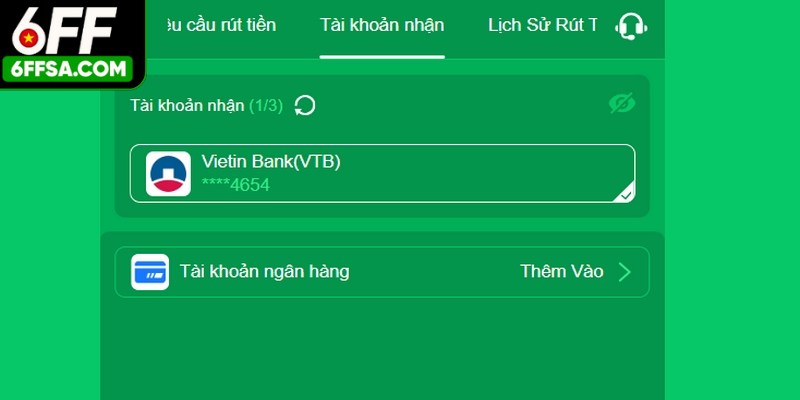 Rút Tiền 6FF An Toàn, Tốc Độ Chỉ Vài Bước Đơn Giản