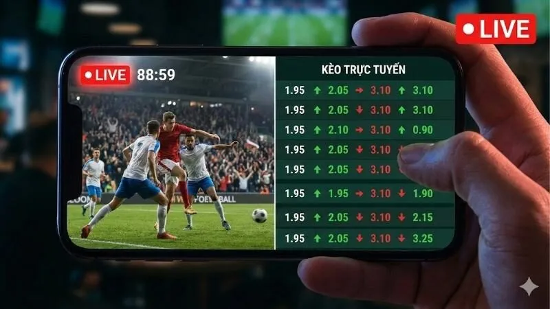 Kèo trực tuyến - Kỹ năng xả kèo và đọc chỉ số trận đấu